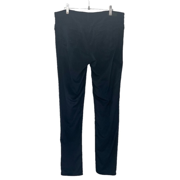 Adriano Goldschmeid Night Blue Feather Corduroy Super Skinny Leggings Pants - Picture 9 of 16
